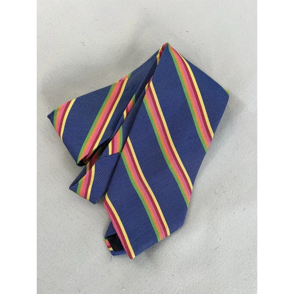 Vintage Brooks Brothers Men's‎ Striped  Multicolor Made USA Y2K